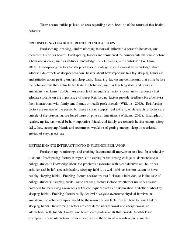 Sleep deprivation essay questions