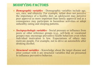 Health Belief Model | PDF