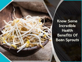The 18 Incredible Health Benefits of Bean Sprouts