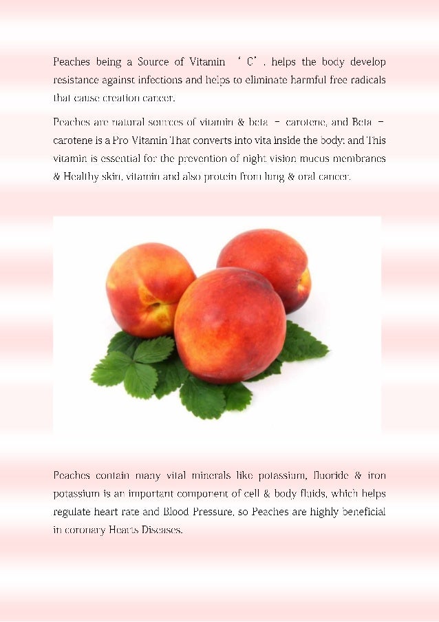 Health benefits and nutrition facts of peaches