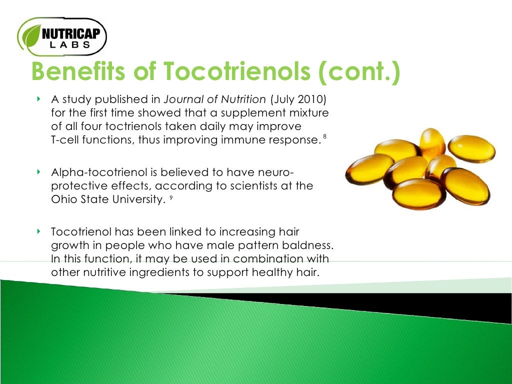 Health Benefits Associated with Vitamin E