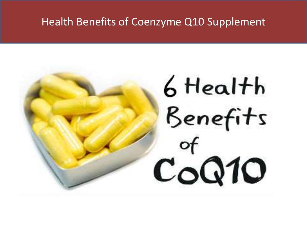 Health Benefits of Coenzyme Q10 Supplement