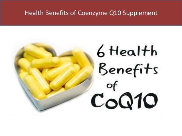 What are some health benefits of coenzyme Q10?