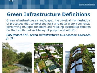 Health Benefits of Green Infrastructure | PDF