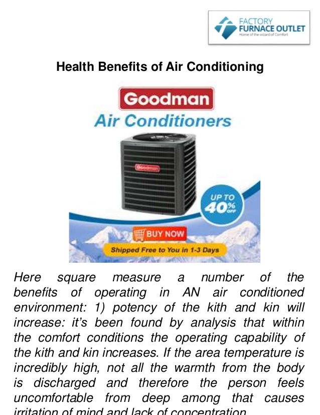 Health Benefits of Air Conditioning
