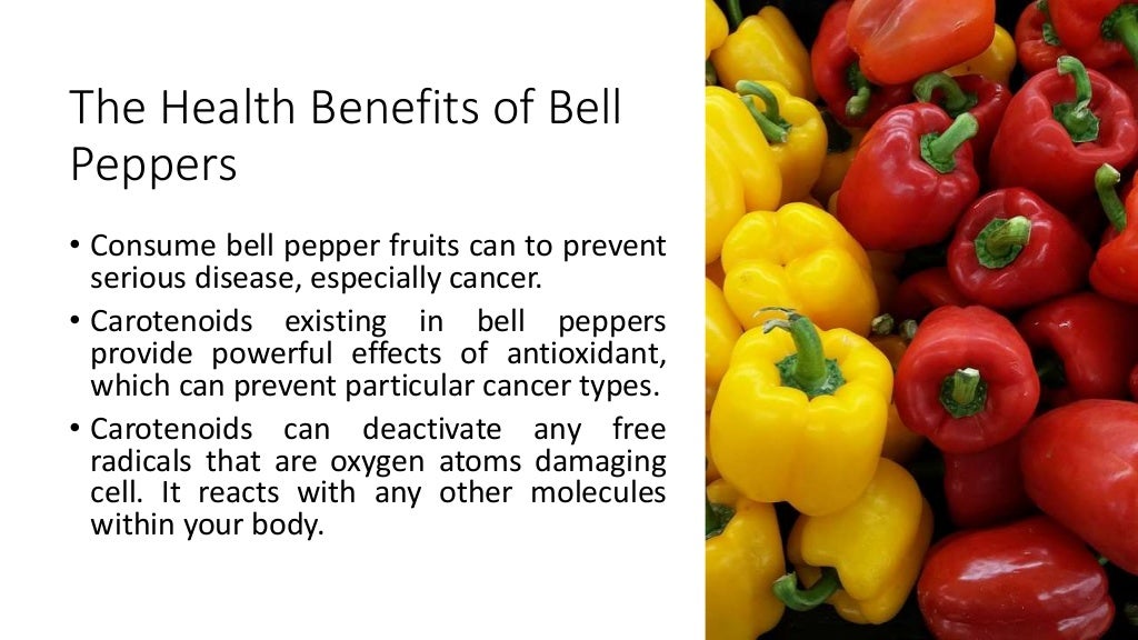 Health Benefits of Bell Peppers Bell Pepper Benefits