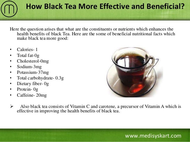 Health Benefits of Black Tea
