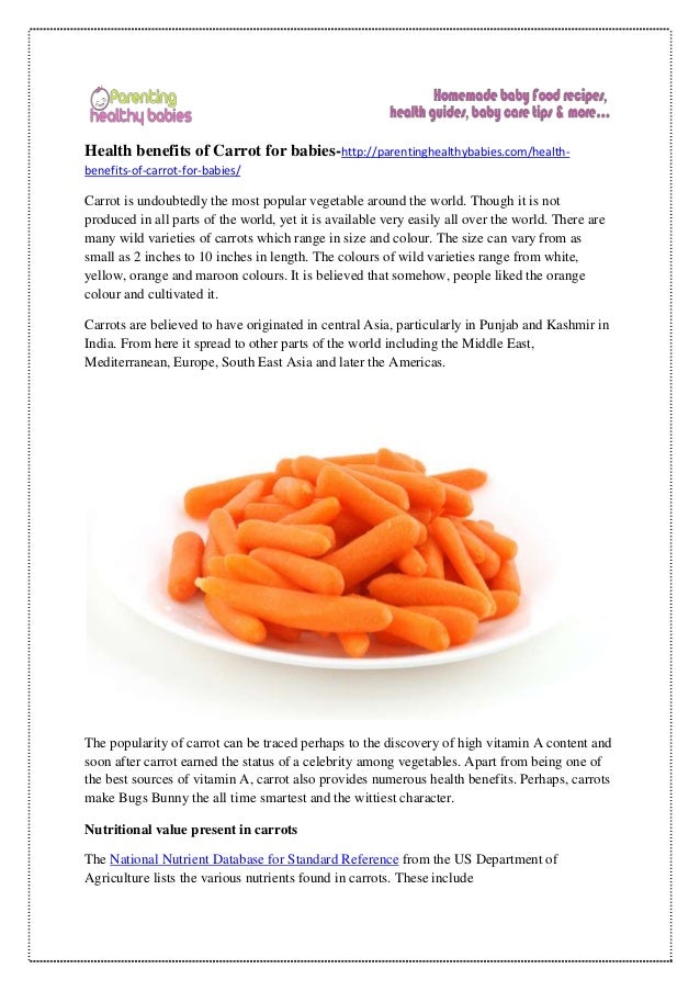 Health benefits of carrot for babies, can babies drink coconut water,…