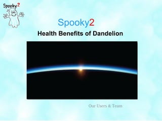 Spooky2
Health Benefits of Dandelion
Our Users & Team
 