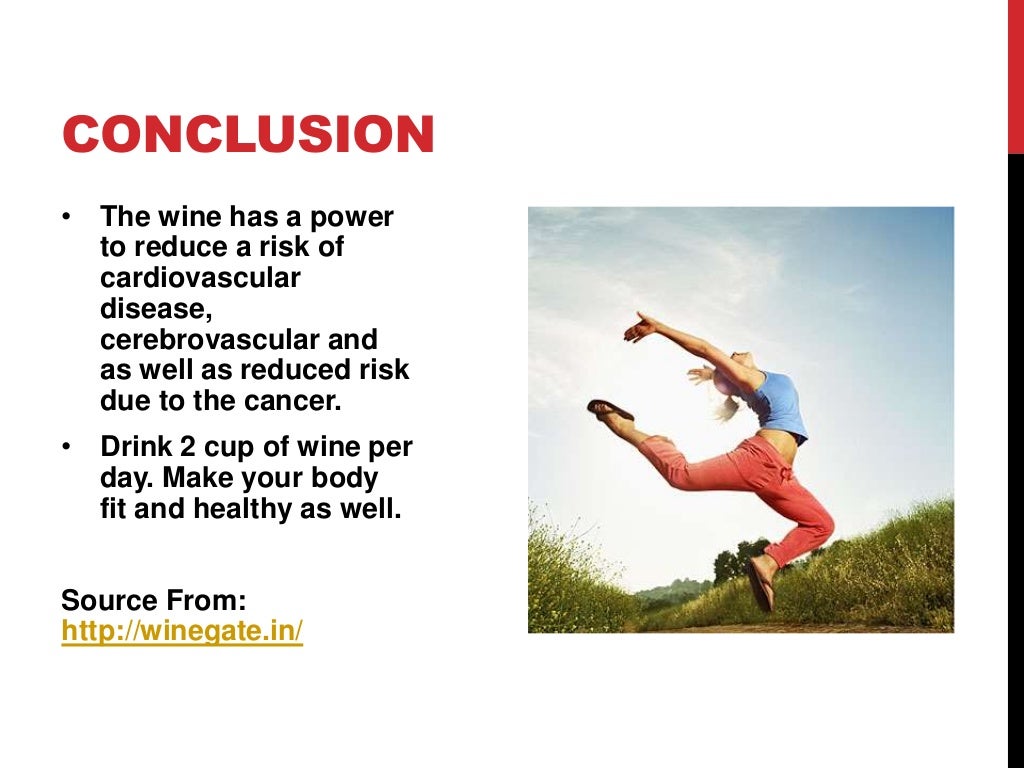 Health benefits of drinking wine