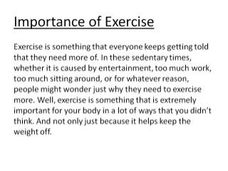 Health benefits of exercise and physical activity