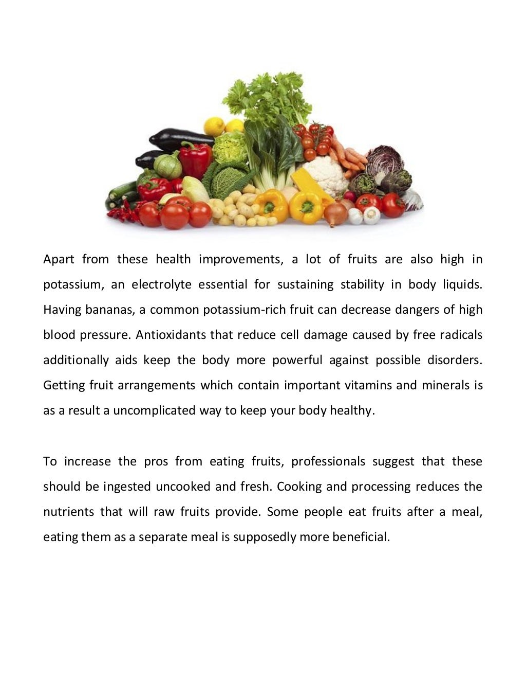 conclusion of healthy food essay