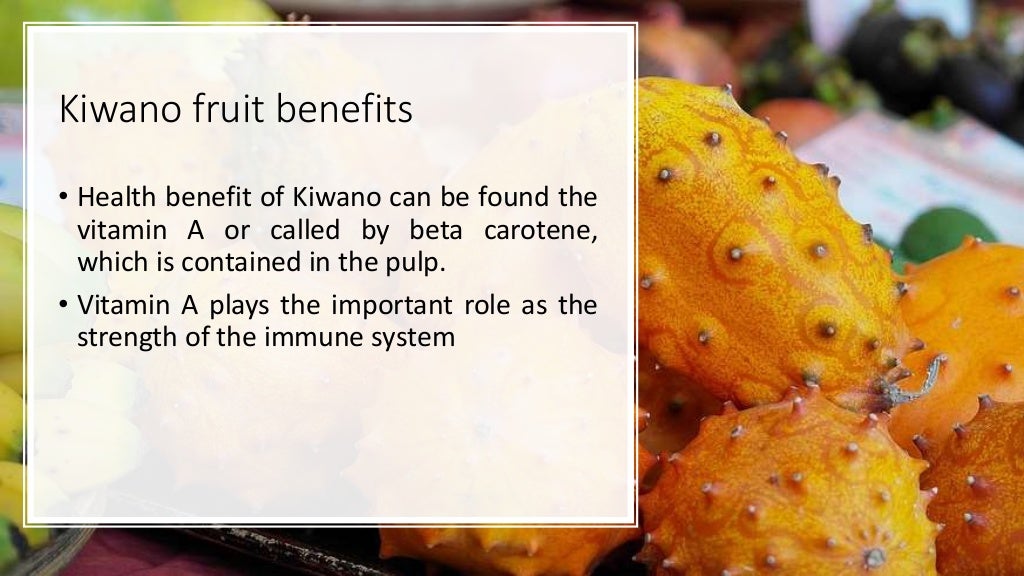 Health Benefits of Kiwano Fruit Kiwano Benefits for Metabolism