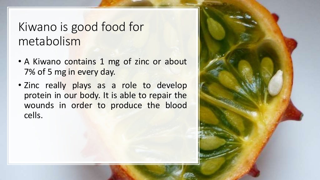Health Benefits of Kiwano Fruit Kiwano Benefits for Metabolism