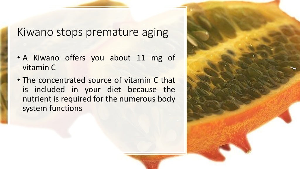 Health Benefits of Kiwano Fruit Kiwano Benefits for Metabolism