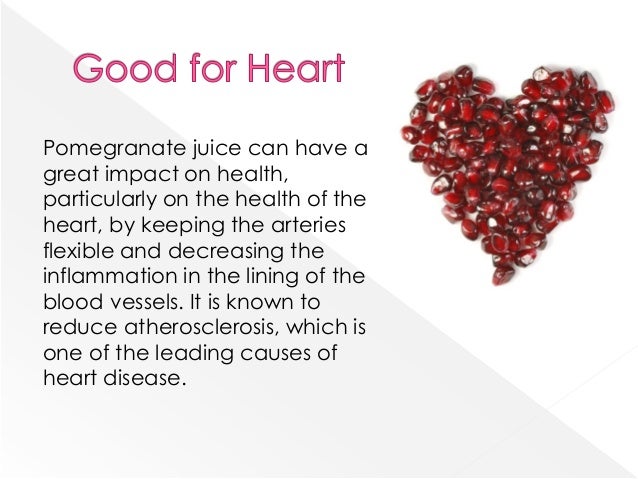 What are the health benefits of pomegranates?