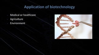 Health biotechnology presentation complete ppt | PPTX