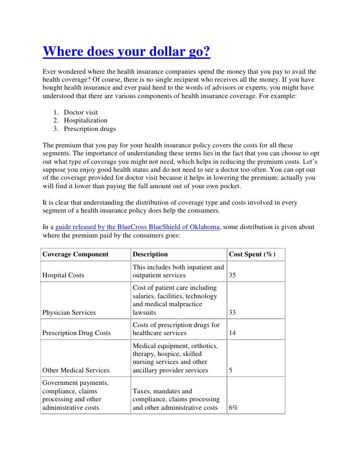 Health Insurance Information,