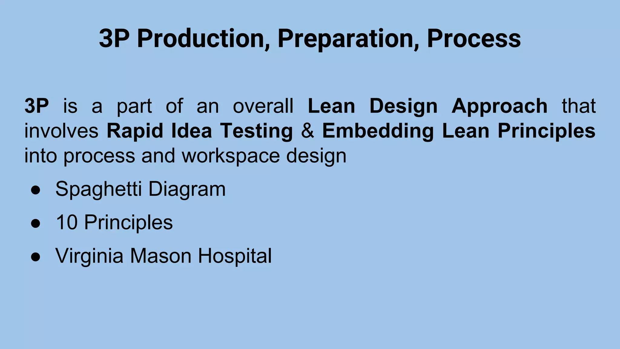 Lean principles to the Design of healthcare facilities | PPTX