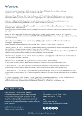 Healthcare Digital Transformation - A primer for healthcare executives ...