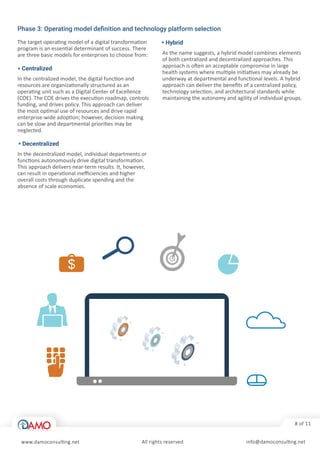 Healthcare Digital Transformation - A primer for healthcare executives ...
