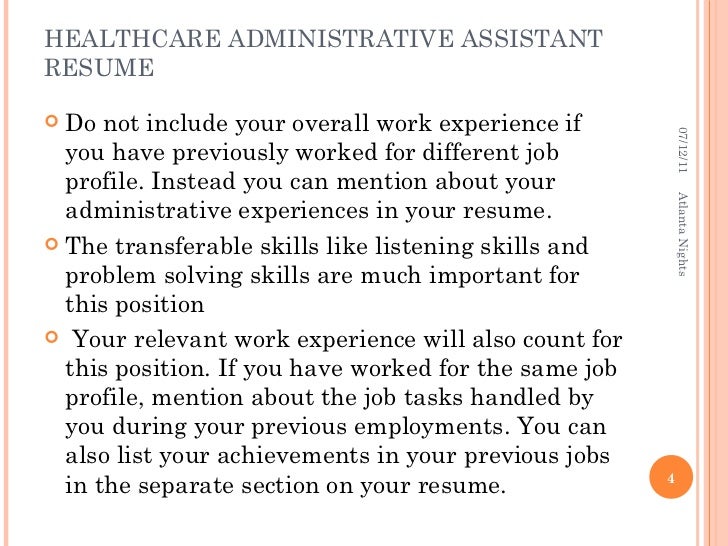skills to put on resume for administrative assistant