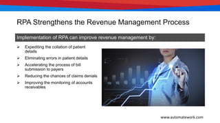 Robotic Process Automation in Healthcare | PDF