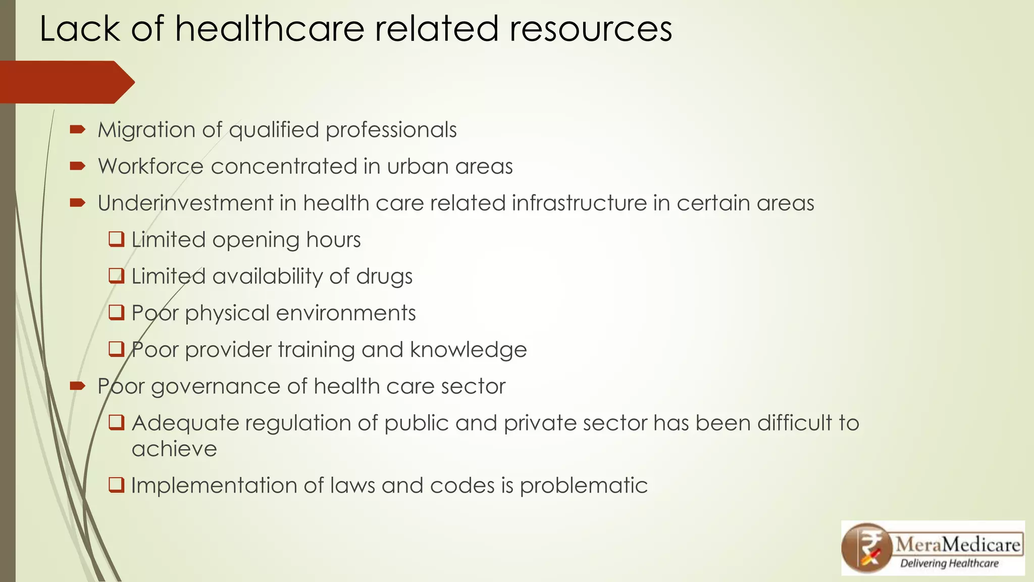 Healthcare challenges & solutions in india | PPTX