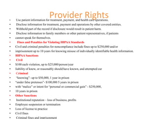 Providers Rights Health care confidentiality and privacy | PPTX