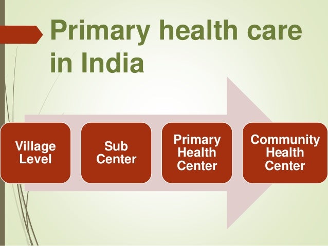 Health care delivery system in india
