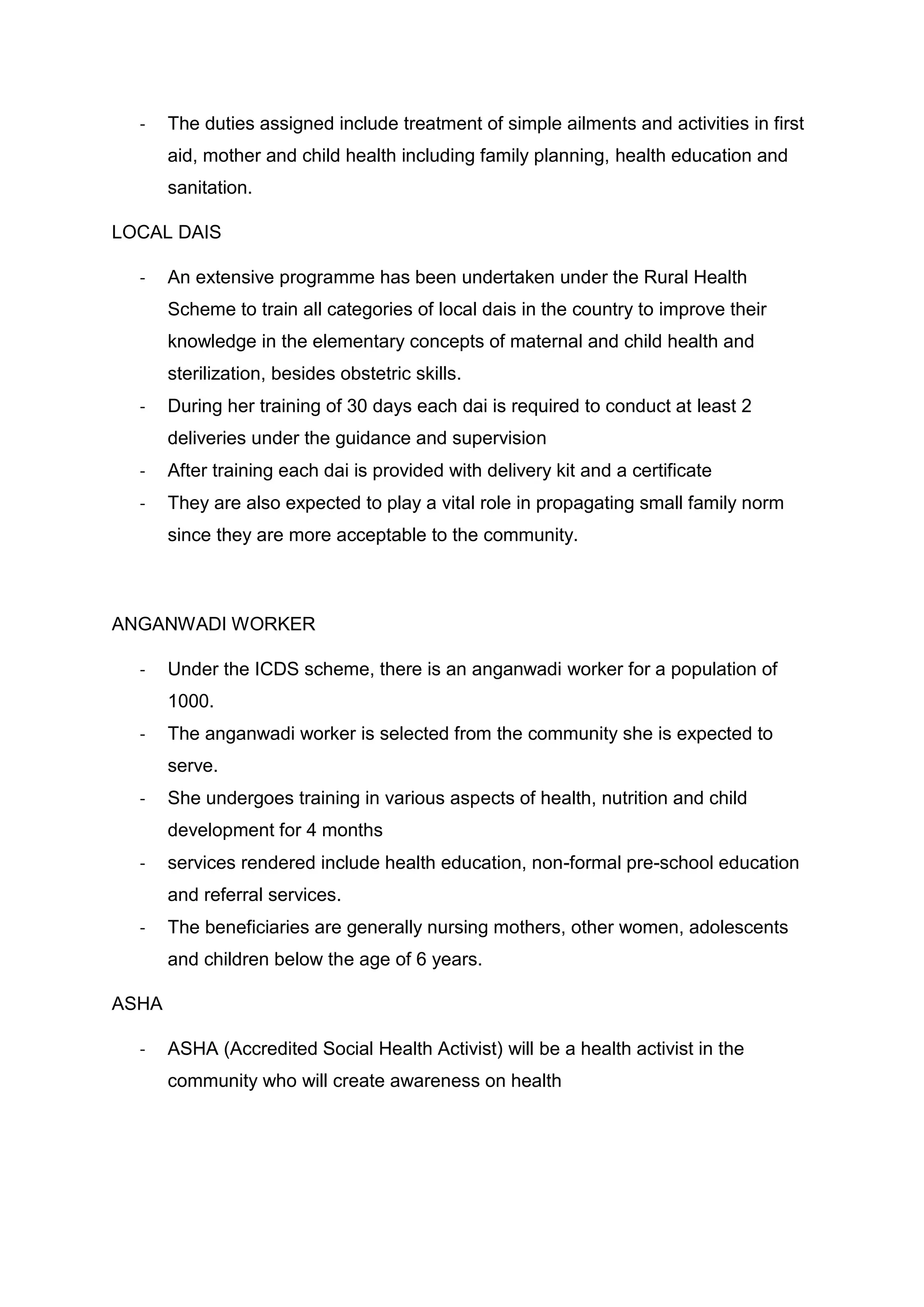 Health care delivery system in india- community medicine | PDF
