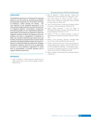 Healthcare Governance for Accountability and Transparency | PDF