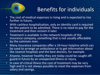 Hospitalisation Insurance Examples Healthcare insurance products | PPTX