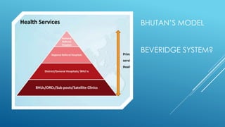 Healthcare Landscapes in Bhutan, Past Present and Future Scopes | PPTX