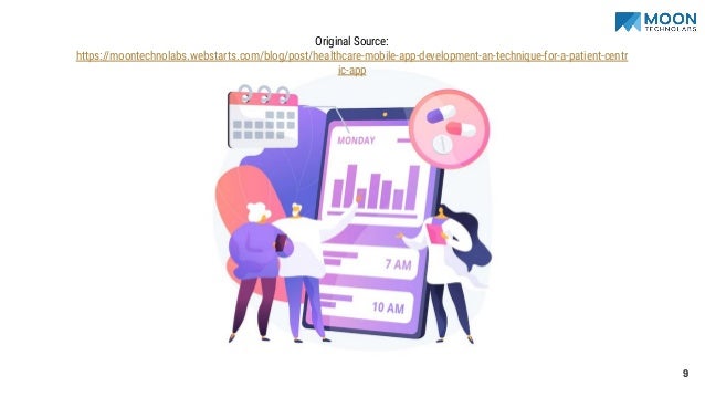 9
Original Source:
https://moontechnolabs.webstarts.com/blog/post/healthcare-mobile-app-development-an-technique-for-a-patient-centr
ic-app
 