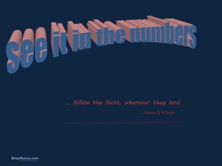 … follow the facts, wherever they land
                                         … James Q Wilson




BrianRucco.com
 
