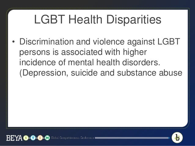 lgbt health disparities