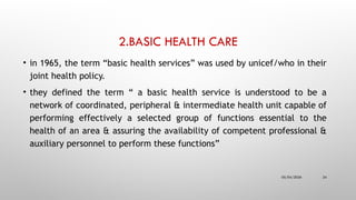 Comprehensive Overview of India's Health System and Primary Health Care ...