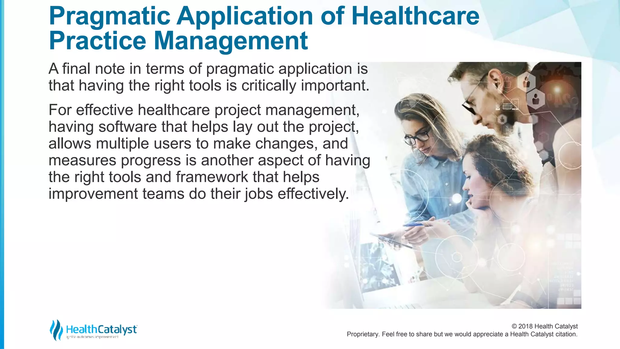 Healthcare Project Management Techniques - A Pragmatic Approach to ...