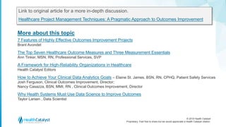 Healthcare Project Management Techniques - A Pragmatic Approach to ...