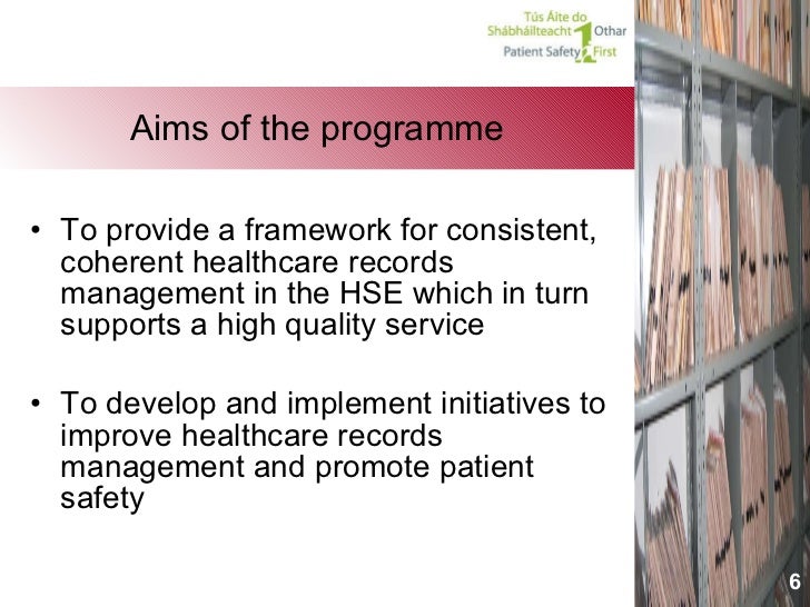 Healthcare Records Management In The HSE