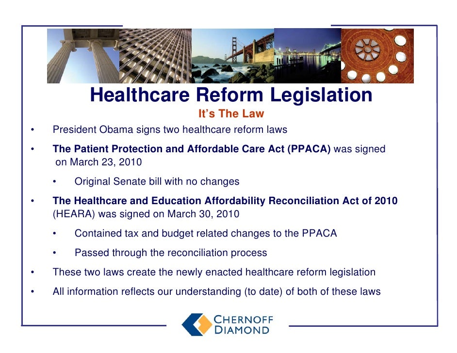 Healthcare Reform Its The Law