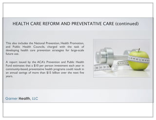 Health Care Reform in the United States | PDF