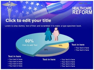 Health Care Reform PowerPoint Template medicalppttemplates.com
