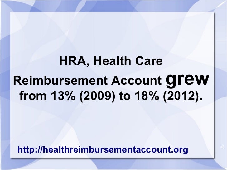Health Care Reimbursement Account 2012