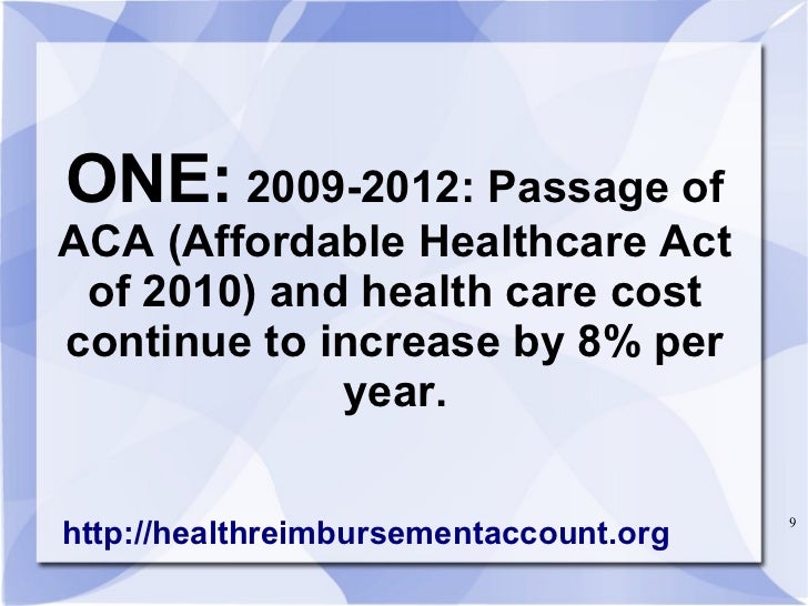 Health Care Reimbursement Account 2012