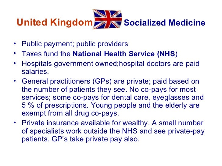 healthcare slide show uk healthcare system