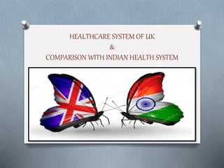 HEALTHCARE SYSTEM OF UK
&
COMPARISON WITH INDIAN HEALTH SYSTEM
 
