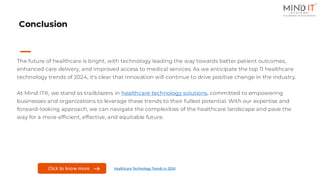 Healthcare Technology Trends in 2024 - The Future | PDF