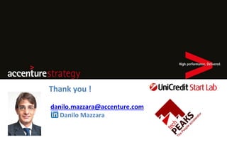 Thank you !
danilo.mazzara@accenture.com
Danilo Mazzara
 